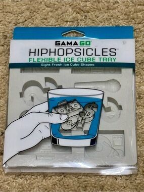 NWOT HipHopsicles Flexible Silicone Ice Cube Tray